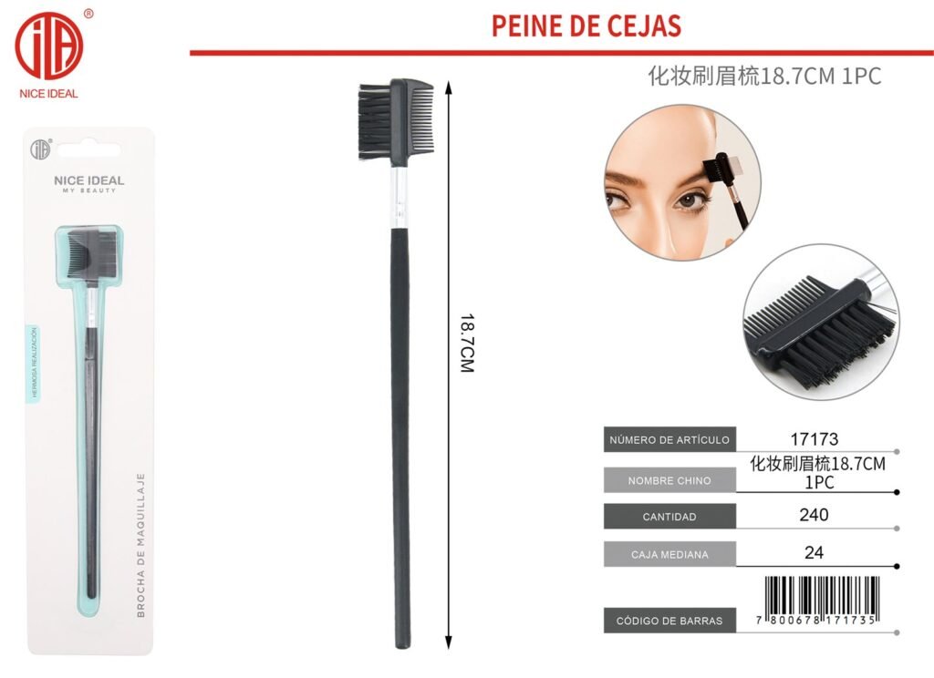 PEINE DE CEJAS 18.7CM 1PC