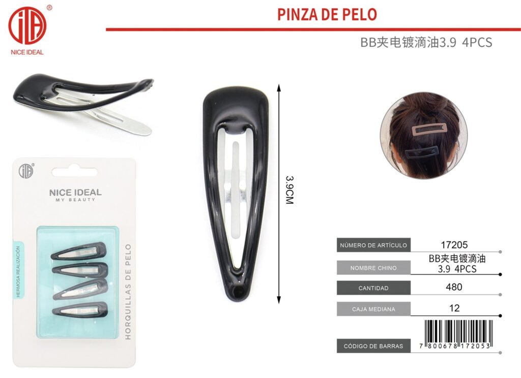 PINZA DE PELO BB 3.94PCS