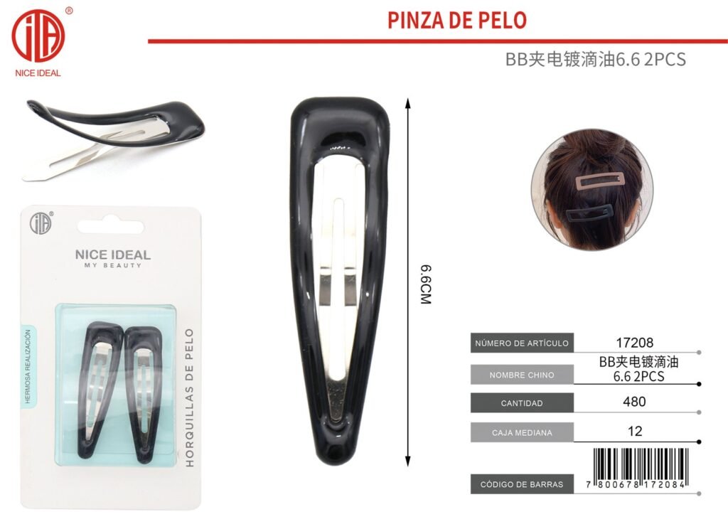 PINZA DE PELO BB 6.62PCS