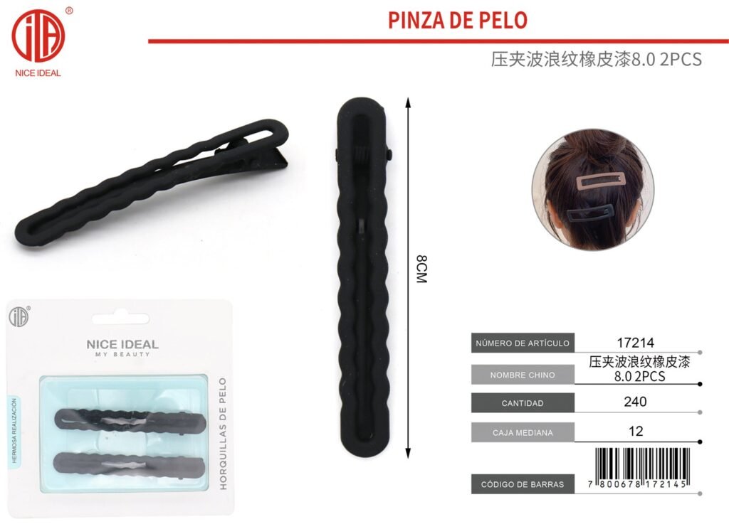 PINZA DE PELO 8.0 2PCS