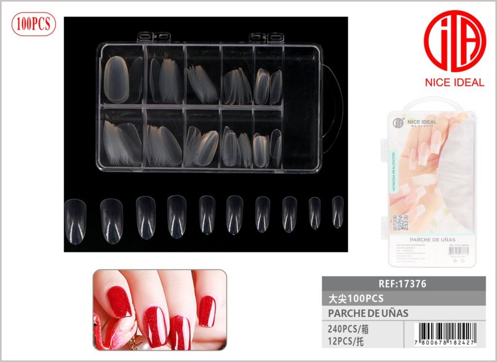 UÑAS POSTIZAS 100 PCS
