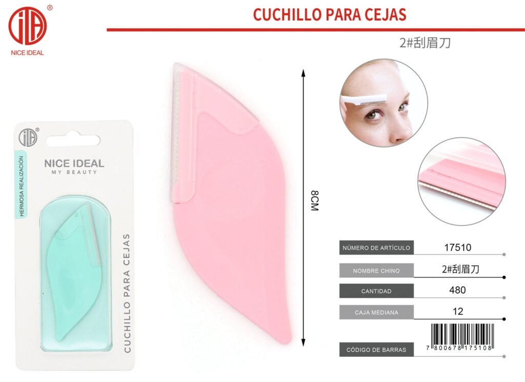 Perfilador para cejas con funda de 8 cm