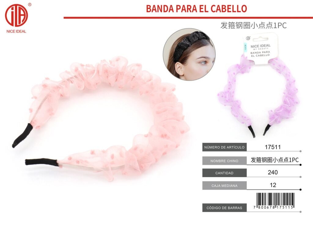 DIADEMA ANILLO DE ACERO PUNTO PEQUE O 1PCS 1PCS