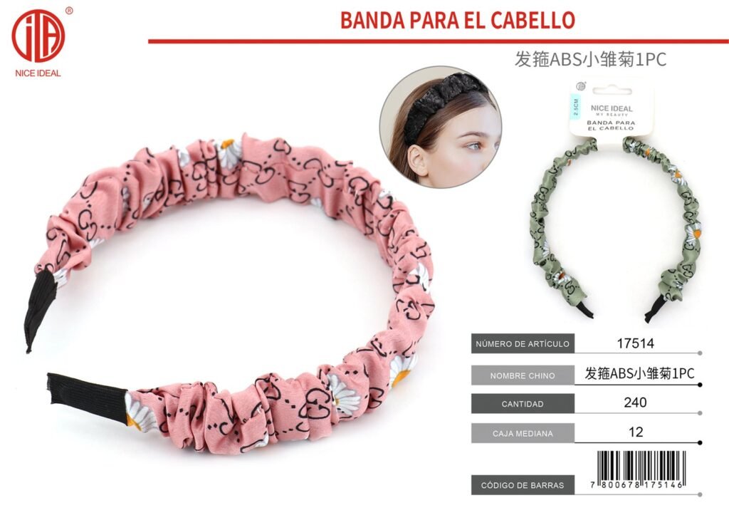 DIADEMA ABS PEQUE A MARGARITA 1PCS ABS 1PCS