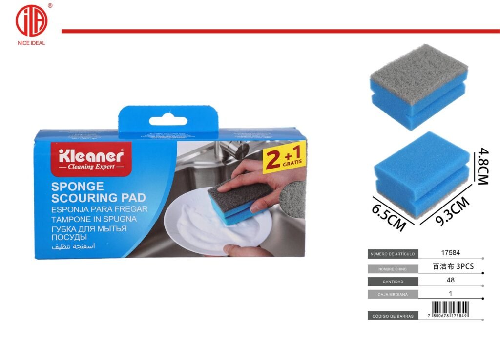 ESTROPAJ 3 PIEZAS 3PCS