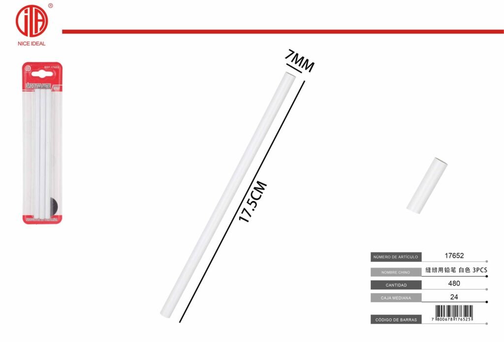 LáPIZ DE COSER BLANCO 3PCS 3PCS