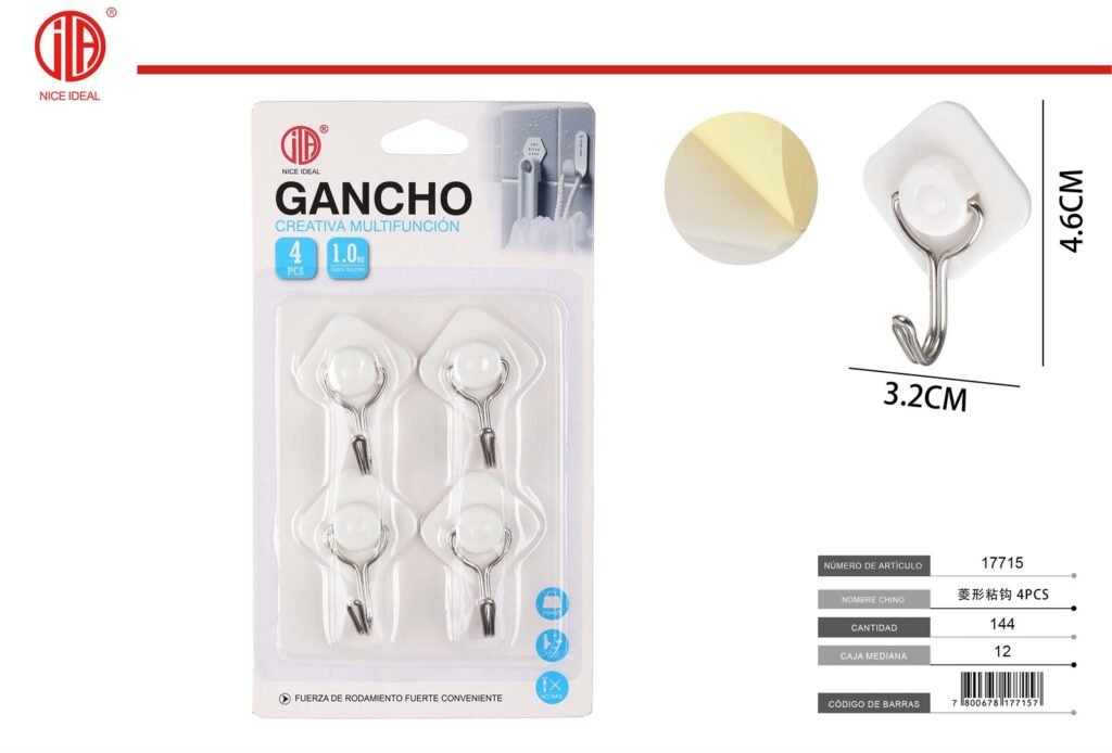 GANCHO PEGAJOSO 3PCS