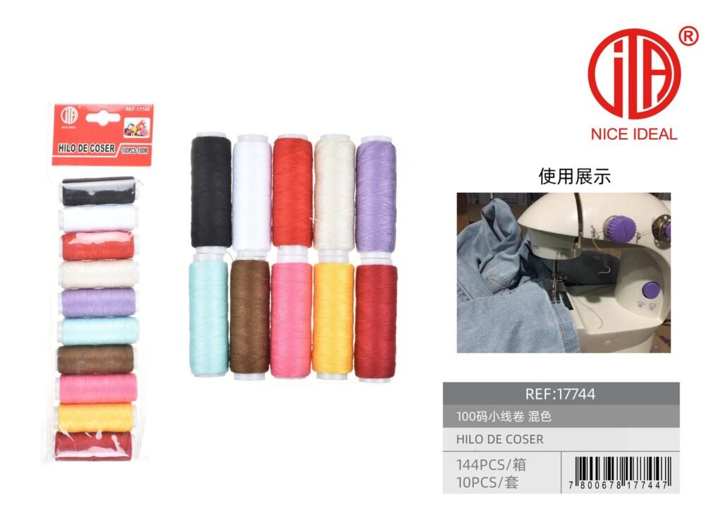 100 YARDAS BOBINA DE ALAMBRE PEQUEÑO COLOR MEZCLADO 10 PCS 100