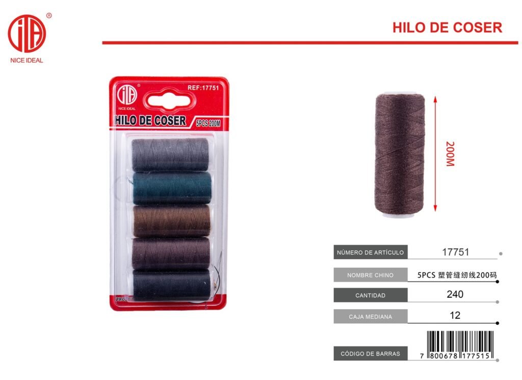 HILO DE COSER5PCS 200