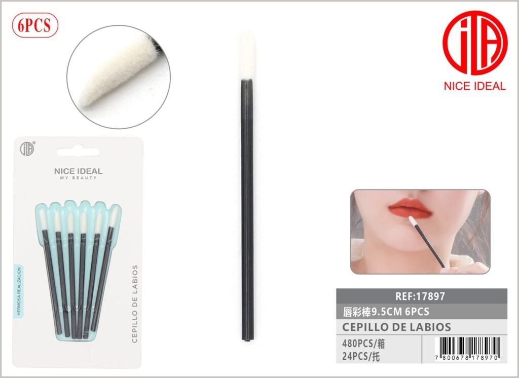LáPIZ LABIAL 9.5CM 6PCS