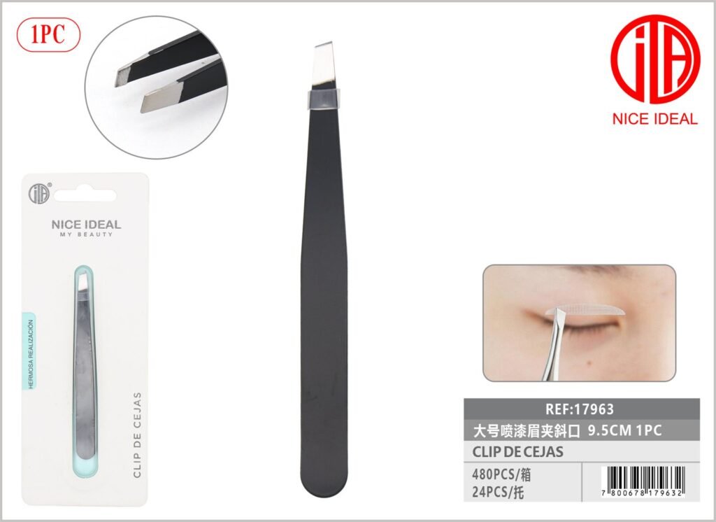 PINZA DE CEJA 9.5CM 1PC