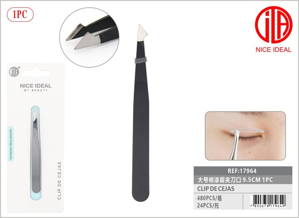 CORTADOR DE CEJAS 9.5CM 1PC