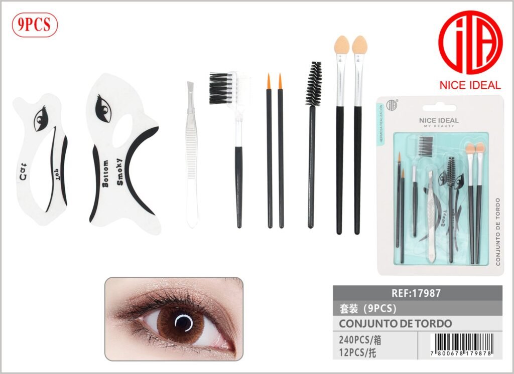 HERRAMIENTA BELLEZA JUEGO DE 9PCS 9PCS