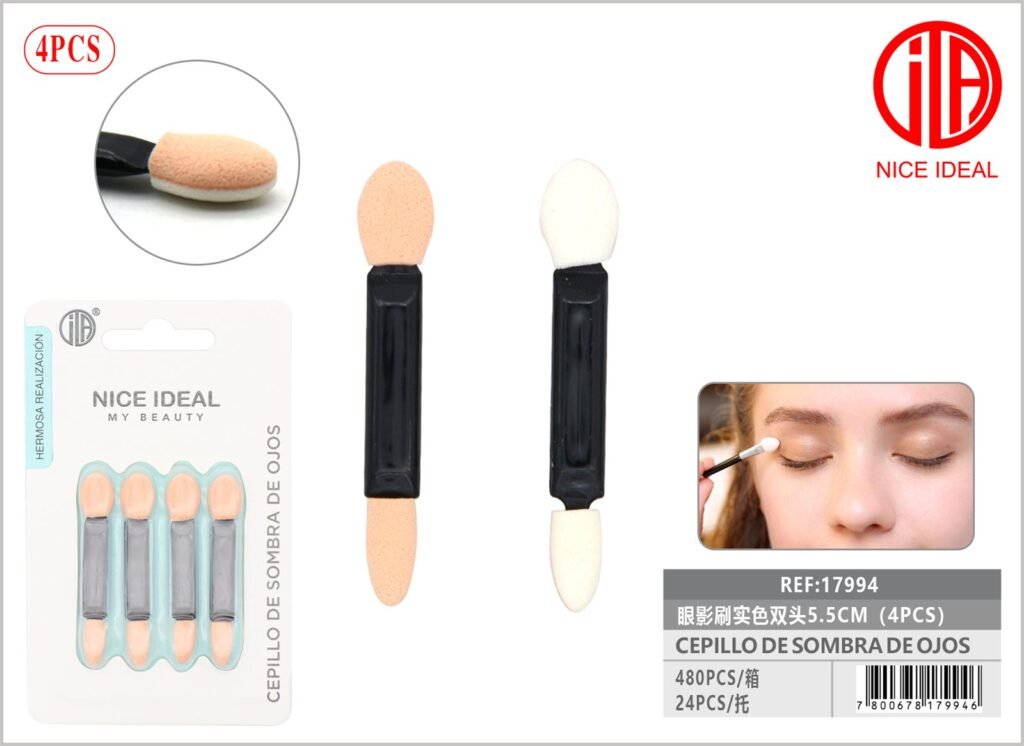 PINCEL DE SOMBRA DE OJOS 5.5CM 4PCS