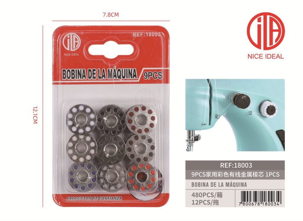 BOBINA DE METAL 9PCS