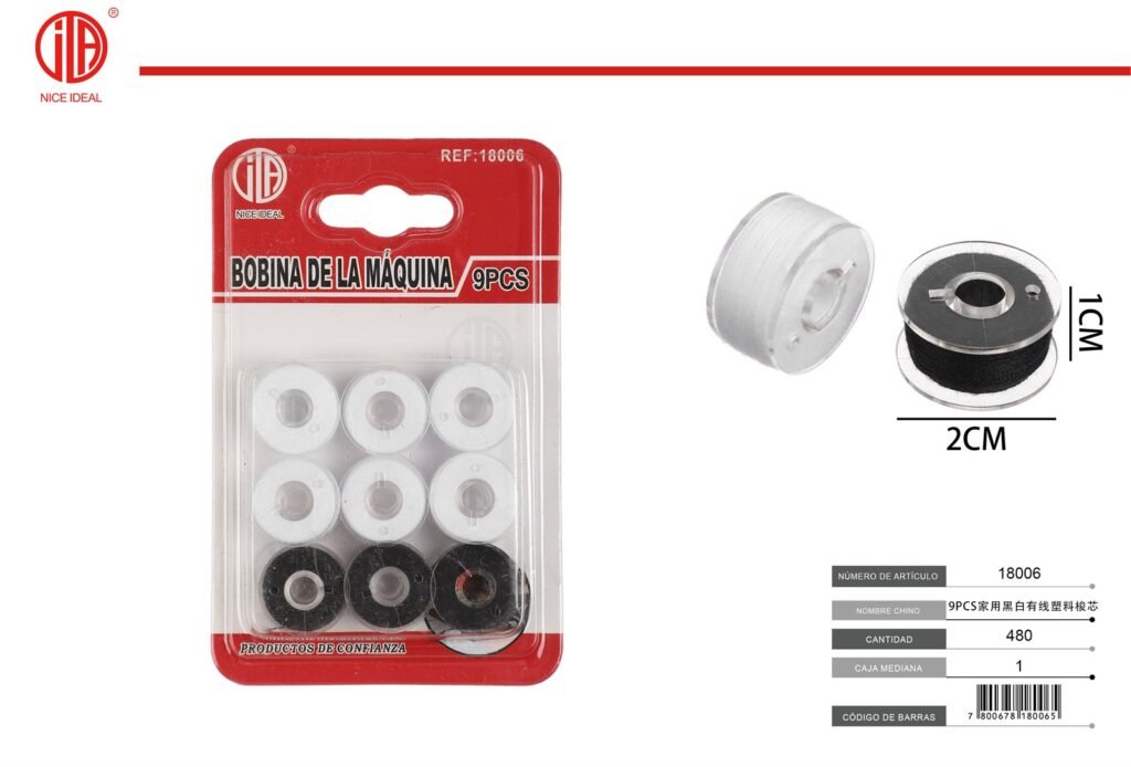 BOBINA DE PLáSTICO 9PCS