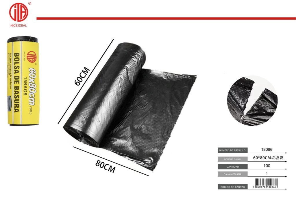 BOLSA DE BASURA 60*80CM