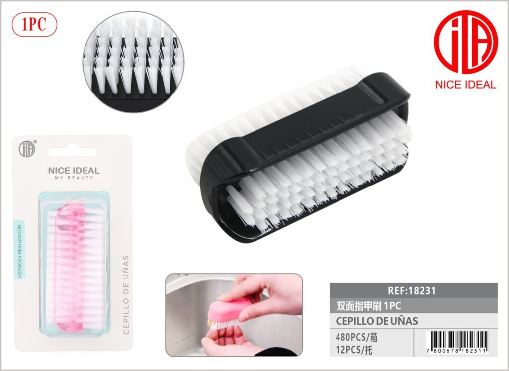 CEPILLO DE UÑAS DE DOBLE CARA 1 PC