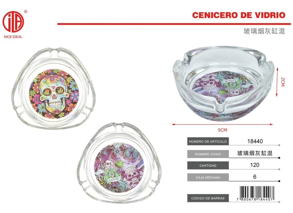 CENICERO VIDRIO