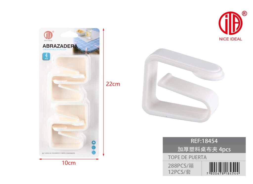 CLIP DE MANTEL 4PCS