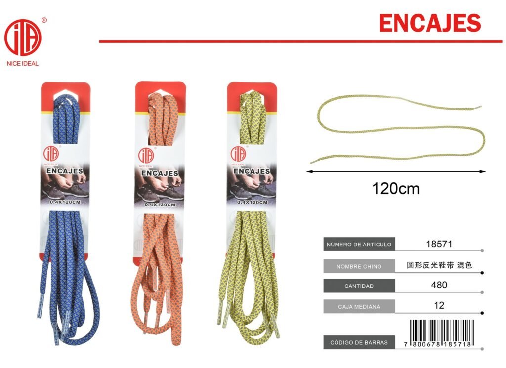 CORDON DE ZAPATO 0.4CM*120CM