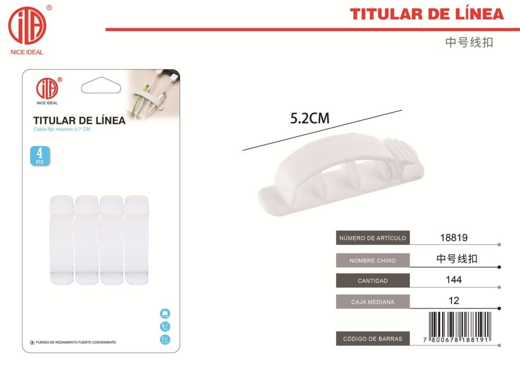 HEBILLA DE ALAMBRE 4PCS