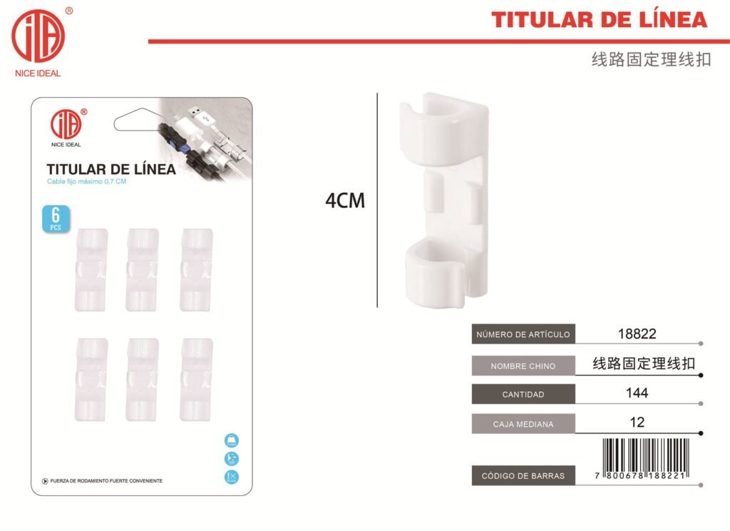 HEBILLA DE ALAMBRE 6PCS