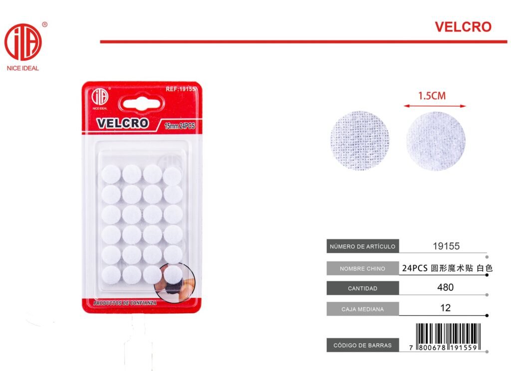 PARCHE 15MM24PCS