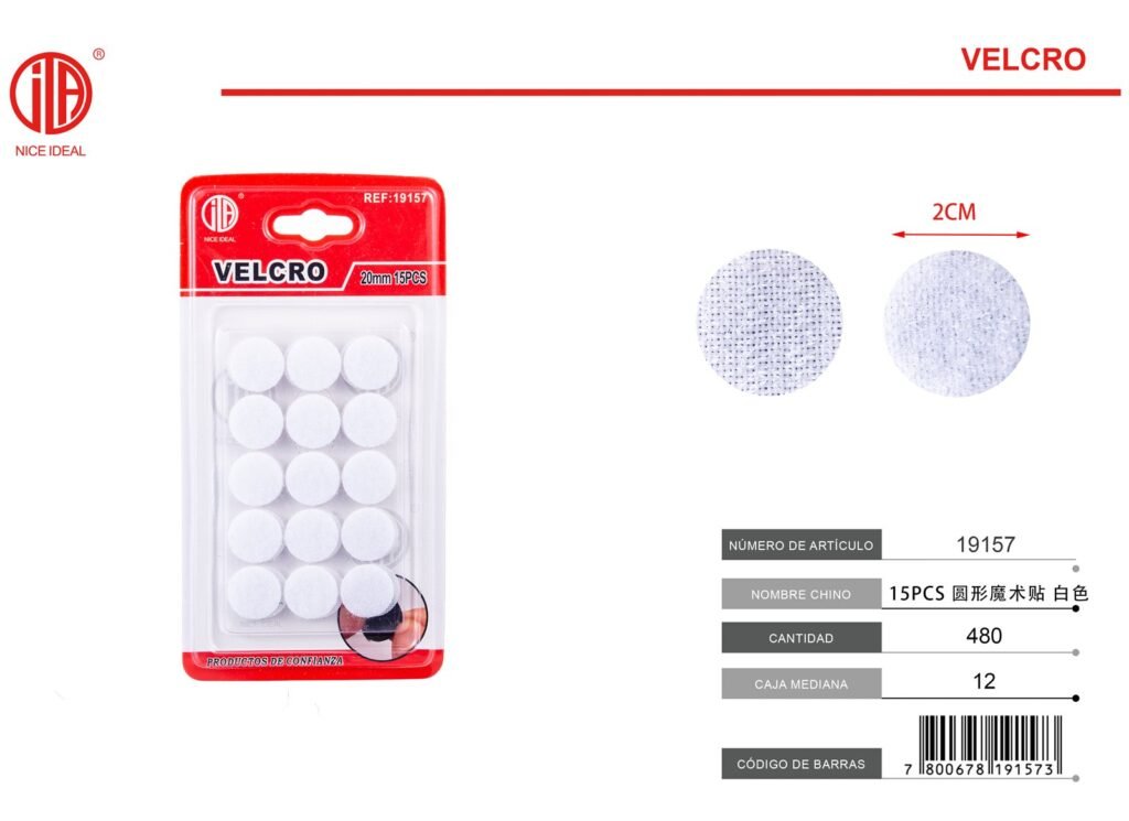 PARCHE 20MM15PCS