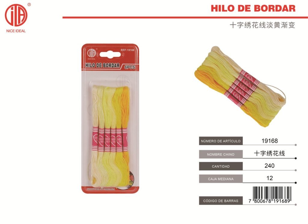 HILO DE BORDAR 6PCS