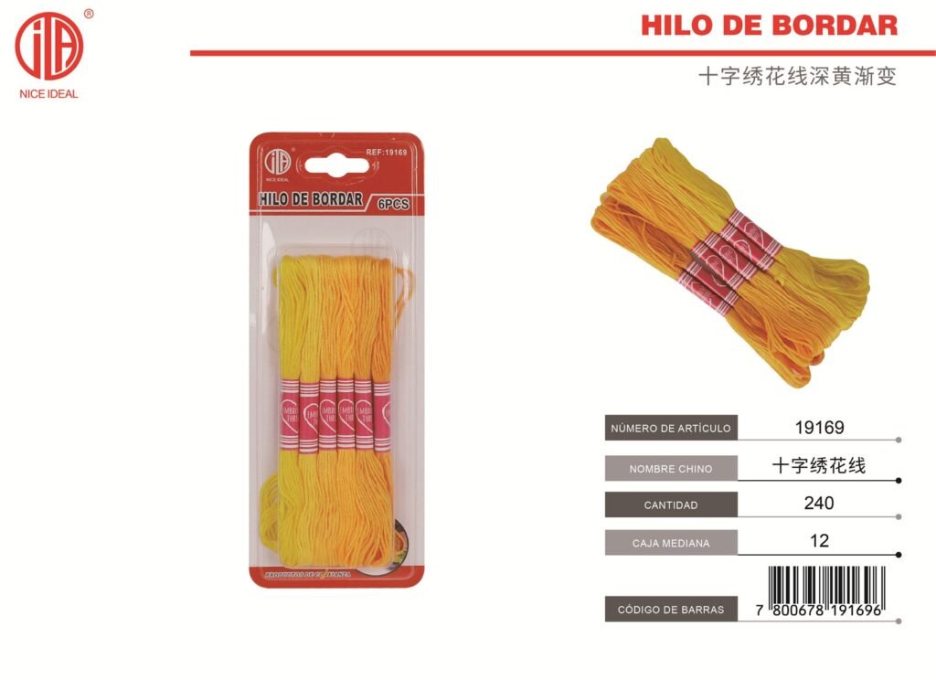 HILO DE BORDAR 6PCS