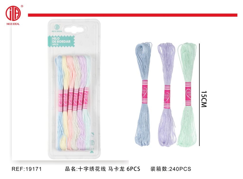 HILO DE BORDAR 6PCS