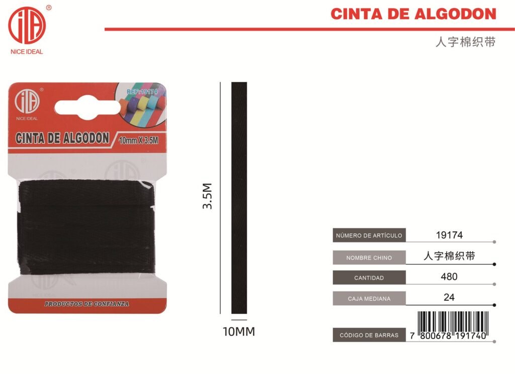 CORDON DE ZAPATO 10MM*3.5M