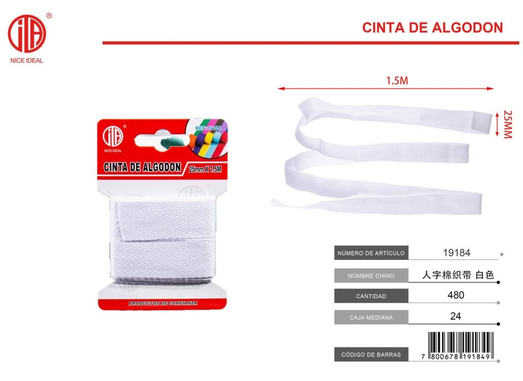 CORDON DE ZAPATO 25MM*1.5