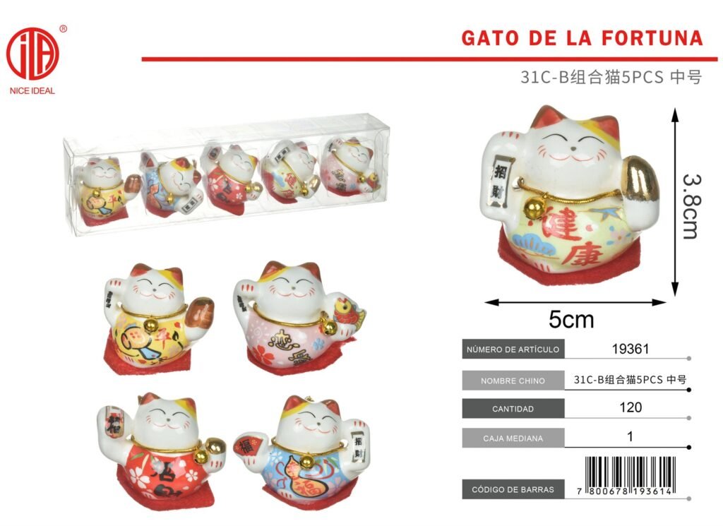 GATO SUERTUDO 31C-B 5PCS