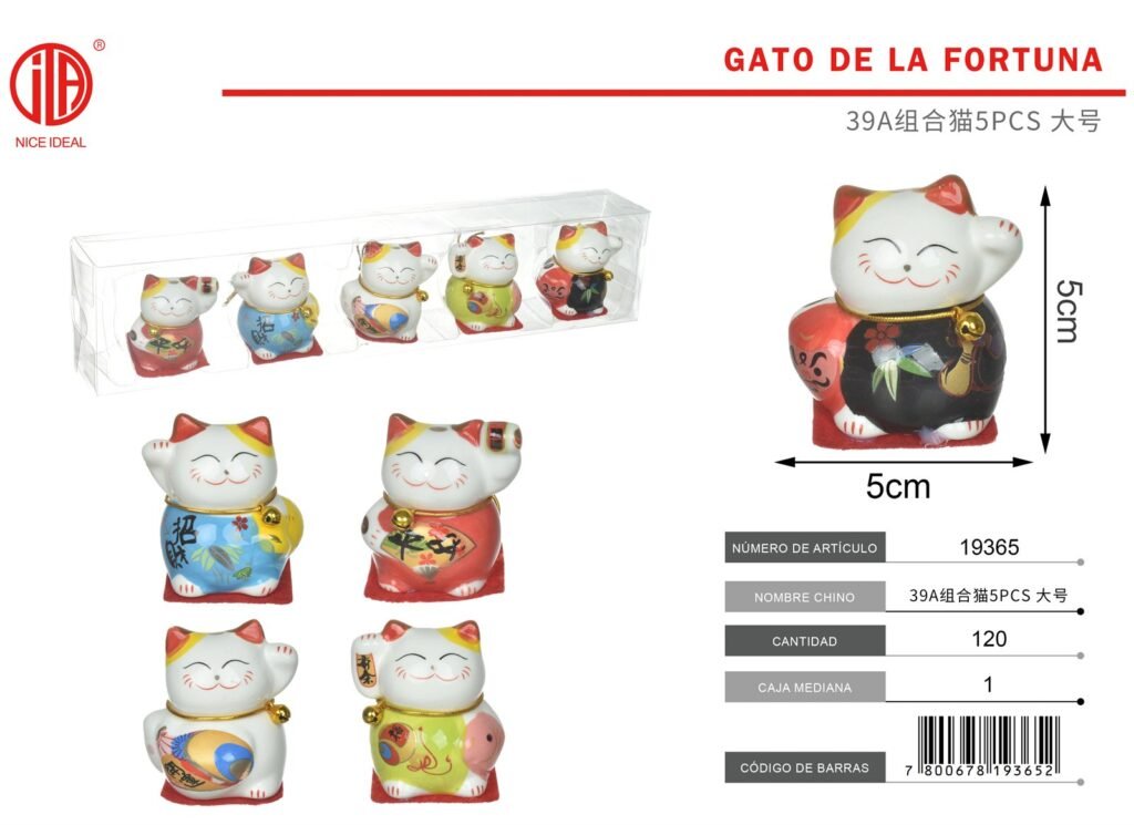 GATO SUERTUDO 39A 5PCS