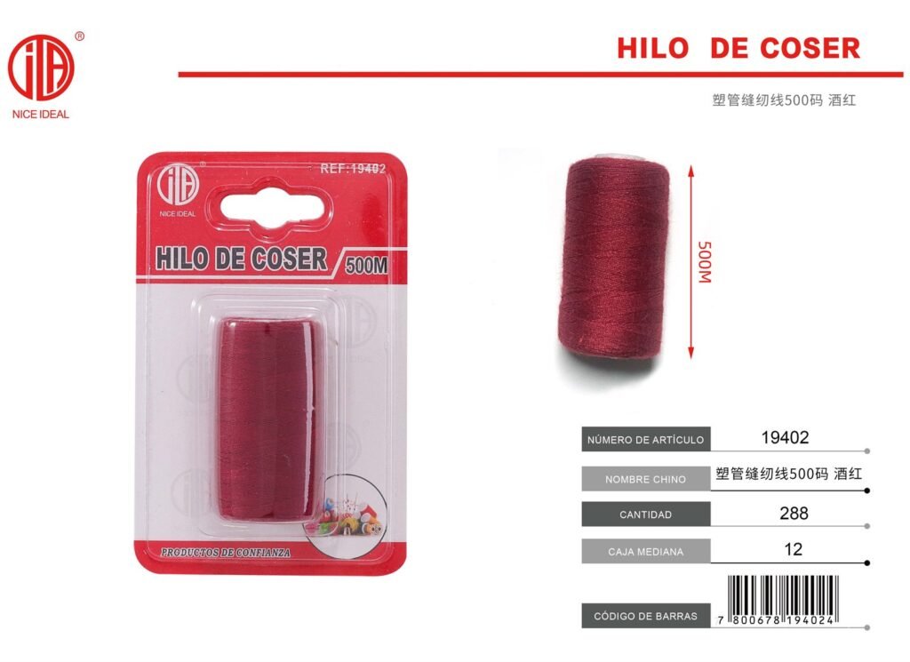 HILO ROJO OSCURO 500 560