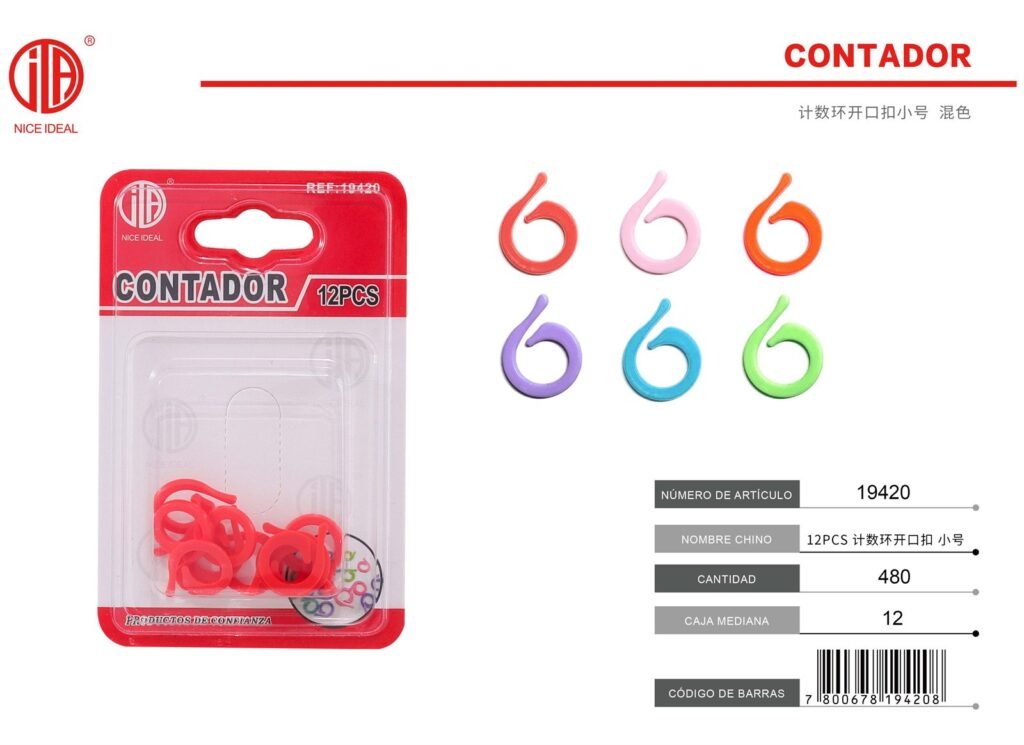 ANILLO DE CONTEO12PCS