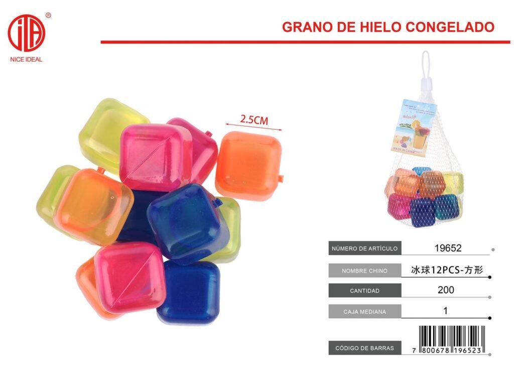 BOLA DE CUBO DE HIELO 12PCS