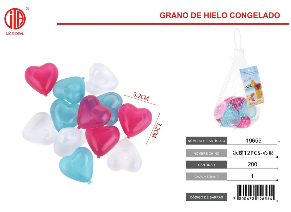 BOLA DE CUBO DE HIELO 12PCS