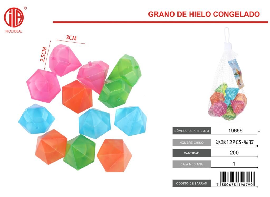 BOLA DE CUBO DE HIELO 12PCS