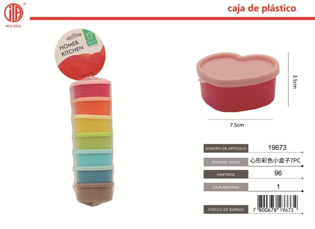 CAJA DE CONDIMENTOS 7PC