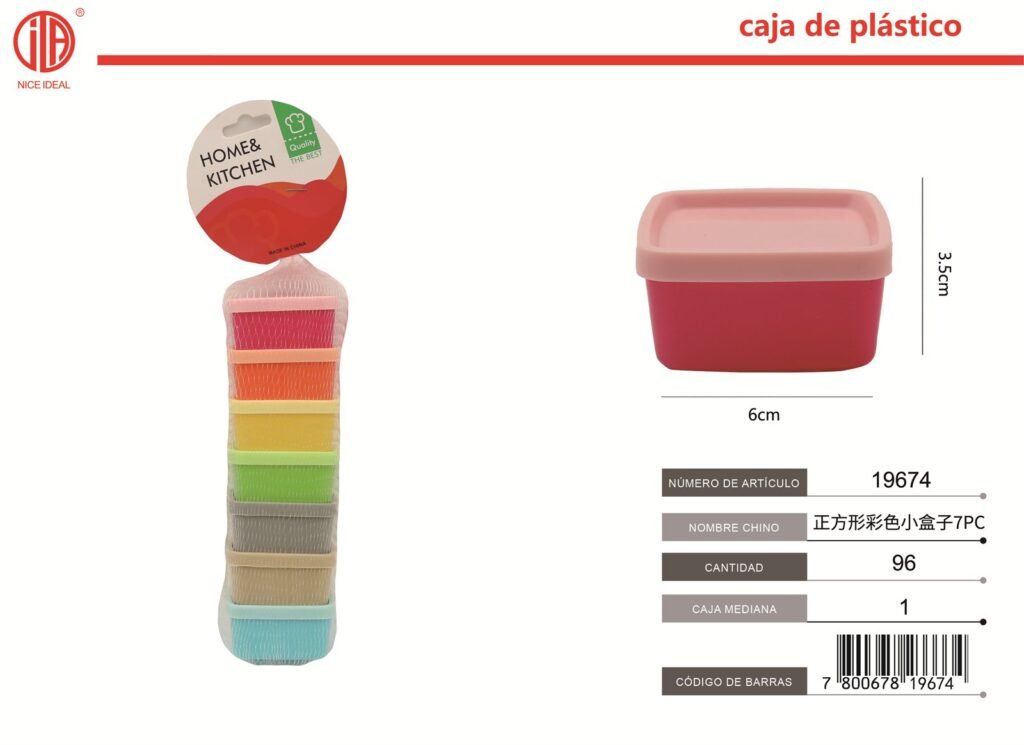 CAJA DE CONDIMENTOS 7PC