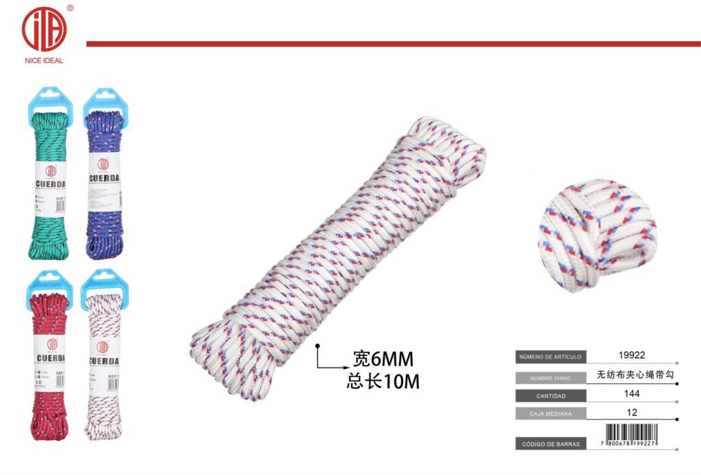 CUERDA CON GANCHO 6MM10 100G