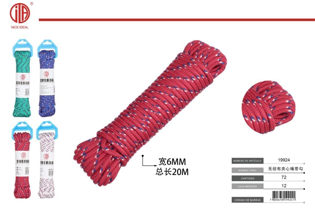 CUERDA CON GANCHO 6MM20 200G