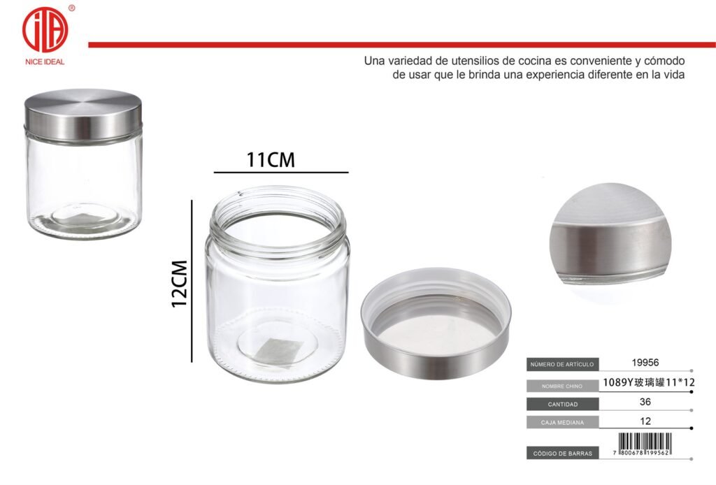 FRASCO DE VIDRO 1089Y 11*12