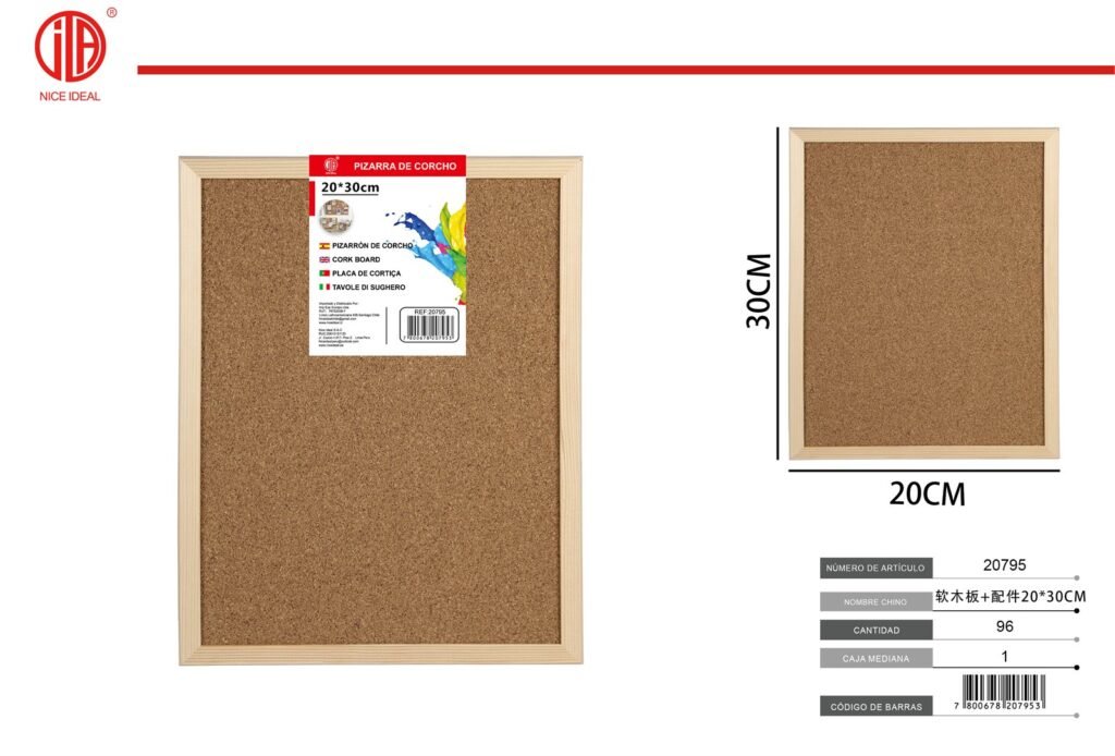 TABLERO DE CORCHO 20*30CM