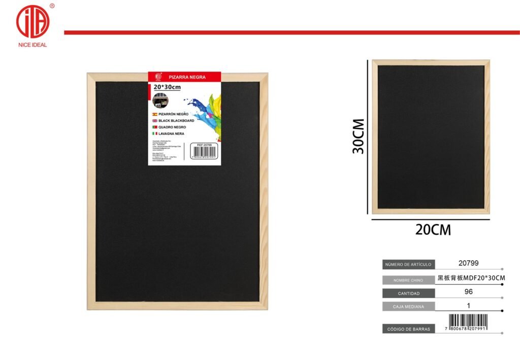 TABLERO DE PIZARRA MDF20*30CM