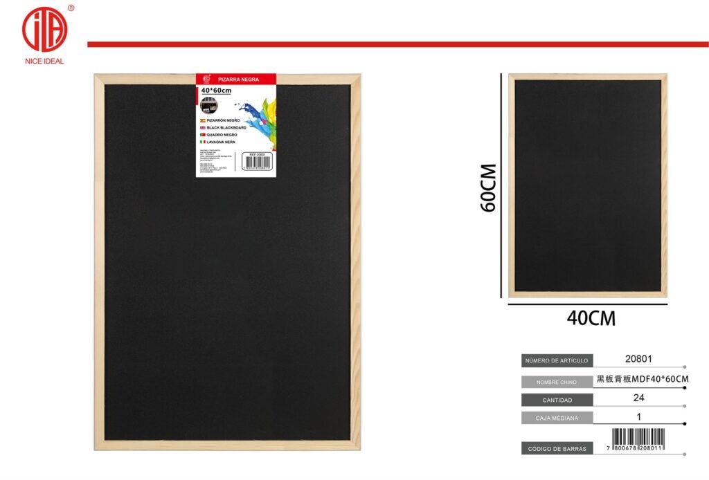 TABLERO DE PIZARRA MDF40*60CM