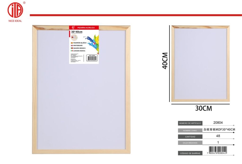 PLANO POSTERIOR DE LA PIZARRA MDF30*40CM